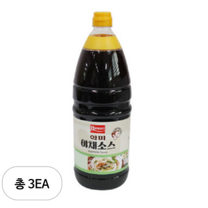 화미 야채소스, 2kg, 3개