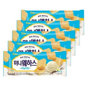 청우 미니웨하스 바닐라맛, 40개, 80g