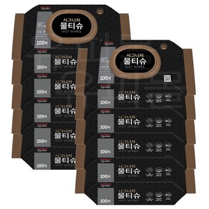 홈플러스 시그니처 물티슈, 100매입, 10개