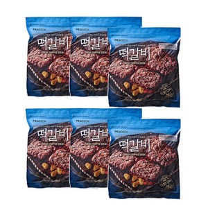 [피코크]떡갈비 450g 6봉, 6개