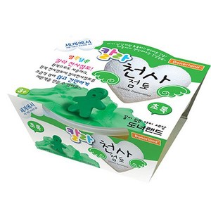 [도너랜드] 천사점토30g 초록, 단품, 1개