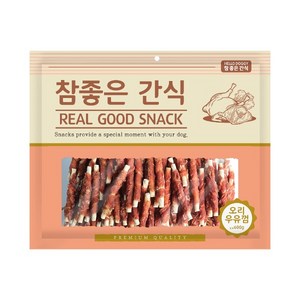 헬로도기 참좋은간식 강아지 건조간식, 오리우유껌, 600g, 1개