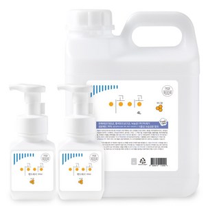 이공이공 핸드워시 4L+300ml+300ml 대용량 손 리필 거품형 물비누, 1세트, 300ml