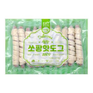 쿠즈락 쏘팡 핫도그 1kg(100gx10개), 100g, 10개