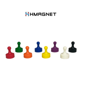 HMAGNET 초강력 네오디움 스탬프 자석 세트 D19, 8개, 혼합(총 8색)