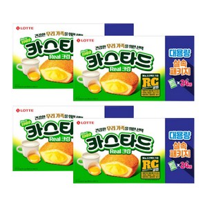 롯데카스타드 대용량 실속 패키지 24p, 552g, 4개