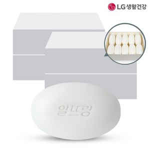 엘지생활건강 알뜨랑비누 화이트 130g 목욕비누, 40개