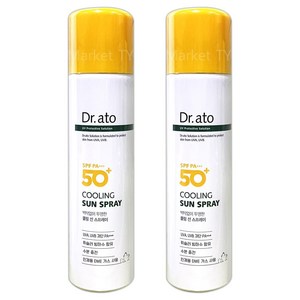 닥터아토 쿨링 선 스프레이 SPF50+ PA+++, 150ml, 2개