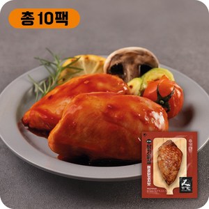 꼬기다 프리미엄 수비드 소스 닭가슴살 11종 골라담기, 100g, 10개, 매콤닭꼬치맛