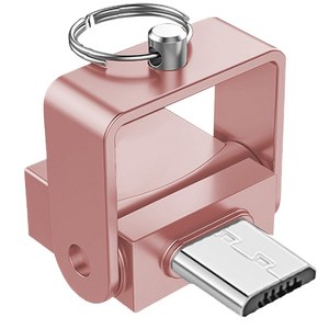 USB2.0 카드 리더 카메라 카드 리더 마이크로 USB 카드 리더 어댑터, 마이크로 USB 로즈 골드, 1개