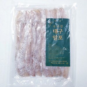 웰빙건어물 삼천포 국산대구알포 한봉 400g 술안주 전거리 주전부리, 1개