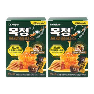 닥터헬퍼 목청 프로폴리스 대용량 30정, 2개, 135g