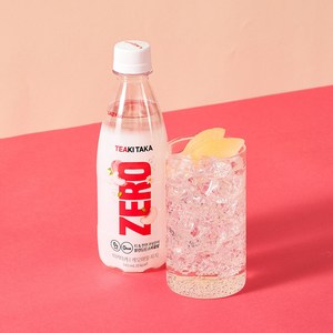 제로 탄산 음료 티키타카 캐모마일피치, 24개, 340ml