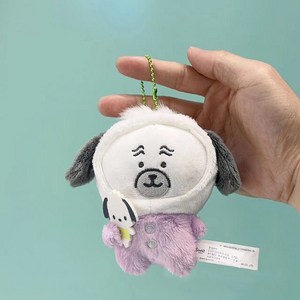 칼노 먼작귀 농담곰 치이카와 x 산리오 공동 콜라보 인형 키링 멜로디 우사기 키티 담곰이, 포차코, 1개, 10cm