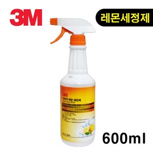 3M 찌든때 기름때 오염제거용 강력세정제 3개 산업현장 쉬운청소 가정용, 600ml