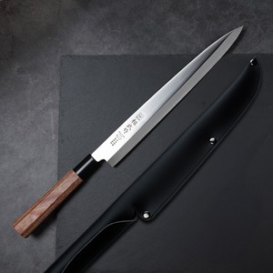 일본 니켄 NIKKEN 사시미칼 칼집 일제 회칼 낚시칼, 고급팔각손잡이(팔각특선)+칼집