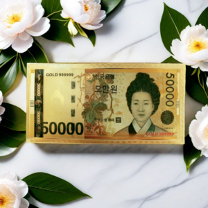 Mii&Ju 축복만만 럭셔리 황금 용돈봉투 10P 세트, 5만원