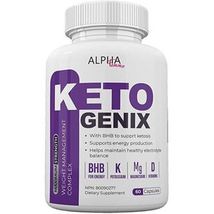 알파 페메 케토 제닉스 - 케토시스를 지원하는 BHB 800mg 60캡슐 Alpha Femme Keto Genix - with BHB to Suppot ketosis 800mg, 1개, 60정