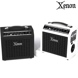 제논 SX-15G 일렉기타 앰프 15W 입문용 연습용 엠프 가정용 휴대용, 화이트, 1개