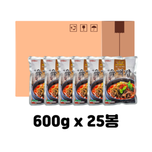 계룡 육개장 1박스(600gx25봉), 600g, 25개