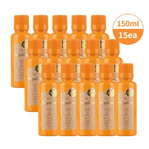 프로폴리스 여행용 프로 가글 휴대용 구강세정제, 150ml, 15개