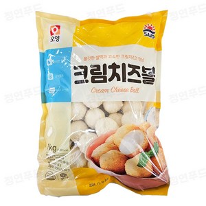 사조 오양 크림치즈볼, 1kg, 3개