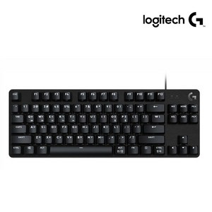 로지텍 기계식 게이밍 유선 텐키리스 키보드, 0 BLACK, G413 TKL SE