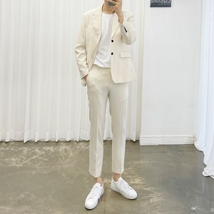 아도르클래식 Moden 썸머 8컬러 린넨 스판 여름 봄 가을 캐주얼 수트 결혼식 빅사이즈 정장세트