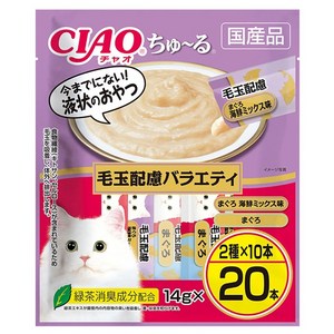 챠오츄르 고양이 헤어볼케어 짜먹는 간식, 참치, 280g, 1개