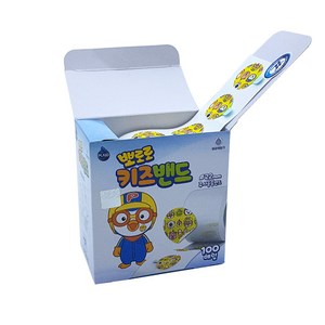 뽀로로 중외 밴드 주사용 원형 100매입, 10개