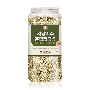 [하나로라이스] 저항성전분 밥할때 저당지수 혼합곡 5곡 2kg, 1개