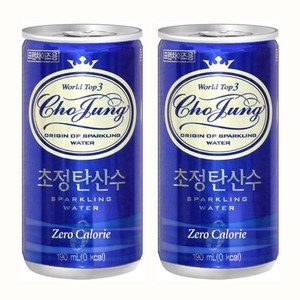 초정탄산수 플레인, 190ml, 120개