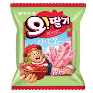 오리온 오딸기 과자 봄 한정판, 5개, 55g