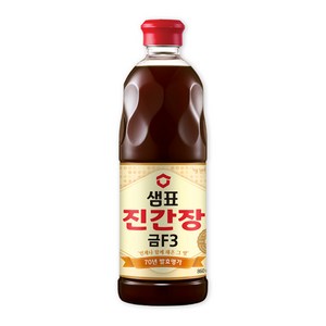 샘표 진간장금F3 860ml, 1개