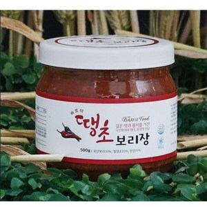 바로이 땡초보리장 HACCP 생산 매콤 맛된장[ 원산지 상세설명에 표기], 500g, 1개