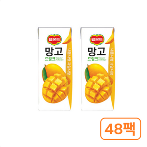 델몬트 드링크 망고, 190ml, 48개