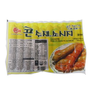 유원식품 미드림 콘 수재소시지 1kg 1개