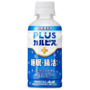 아사히음료 PLUS 칼피스 수면 장활 관리 200ml×24개 수면의 질을 높이다/장내 환경 조성에 도움 가세리균 CP2305주 상온 보존 가능, 24개, 200ml