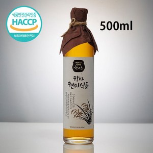 현미 천연 발효 식초 숙성 항아초 음용 식용 수제 마시는 식초 500ml, 1개