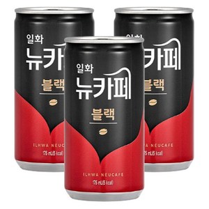 일화 뉴카페 블랙 175ml x 60캔 (30캔 2박스), 60개
