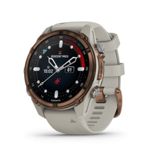 가민 디센트 MK3i 43mm GPS 스마트워치, Bronze PVD with French Gray