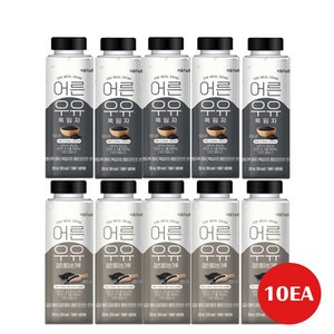 서울에프엔비 어른우유250ml 흑임자5+검은콩미숫가루5 (총10개입)/든든한 한끼, 250ml