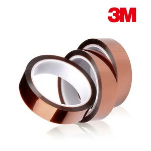 3M / 국산 캡톤 폴리이미드 PI 테이프 5mm ~ 50mm X 33M, 캡톤(국산) 10mmX33M, 1개