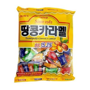 크라운 땅콩카라멜, 324g, 4개