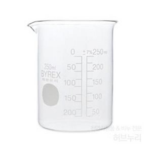 유리비커 250ml, 1개