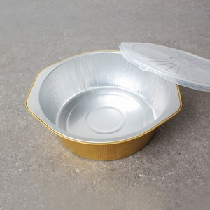 삼부팩 일회용 알루미늄 냄비 세트 HS19765, 125set, 1박스