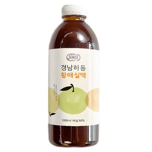 몽미당 경남하동 황매실액, 1000ml, 1개