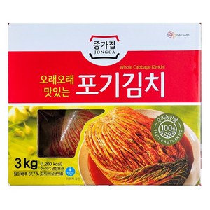 종가집 포기김치 3kg, 1개