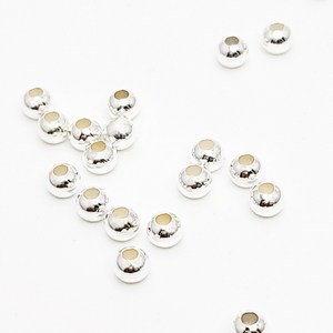 S925 은볼 2mm 2.5mm 3mm 4mm 5mm 비즈 공예재료 DIY, 30개