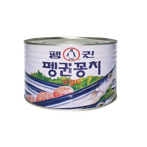 펭귄 꽁치 1880g / 김치 찌개 업소용 덕용 대용량 캔, 1개, 1.88kg